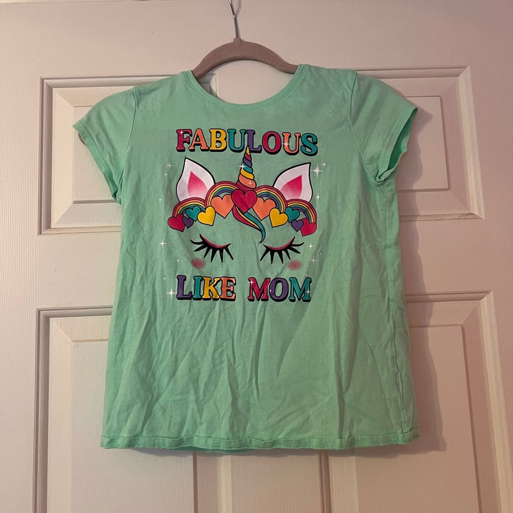 Girls Children Place graphic t-shirt short sleeve